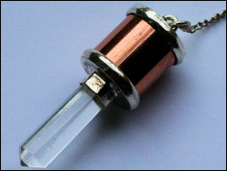 Handcrafted Crystal Quartz Pendulum