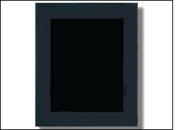 Handcrafted Black Scrying Mirror
