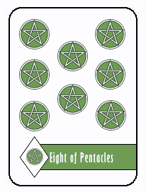 8 Of Pentacles