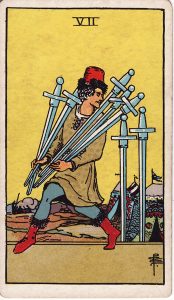 7 of Swords Tarot Meaning and Interpretation