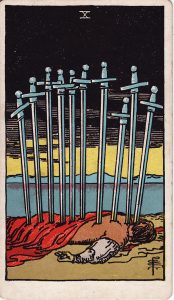 10 of Swords Tarot Meaning and Interpretation