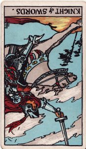 Knight of Swords Reversed Tarot Meaning and Interpretation