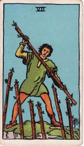 7 of Wands Tarot Meaning and Interpretation