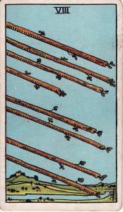 8 of Wands Tarot Meaning and Interpretation