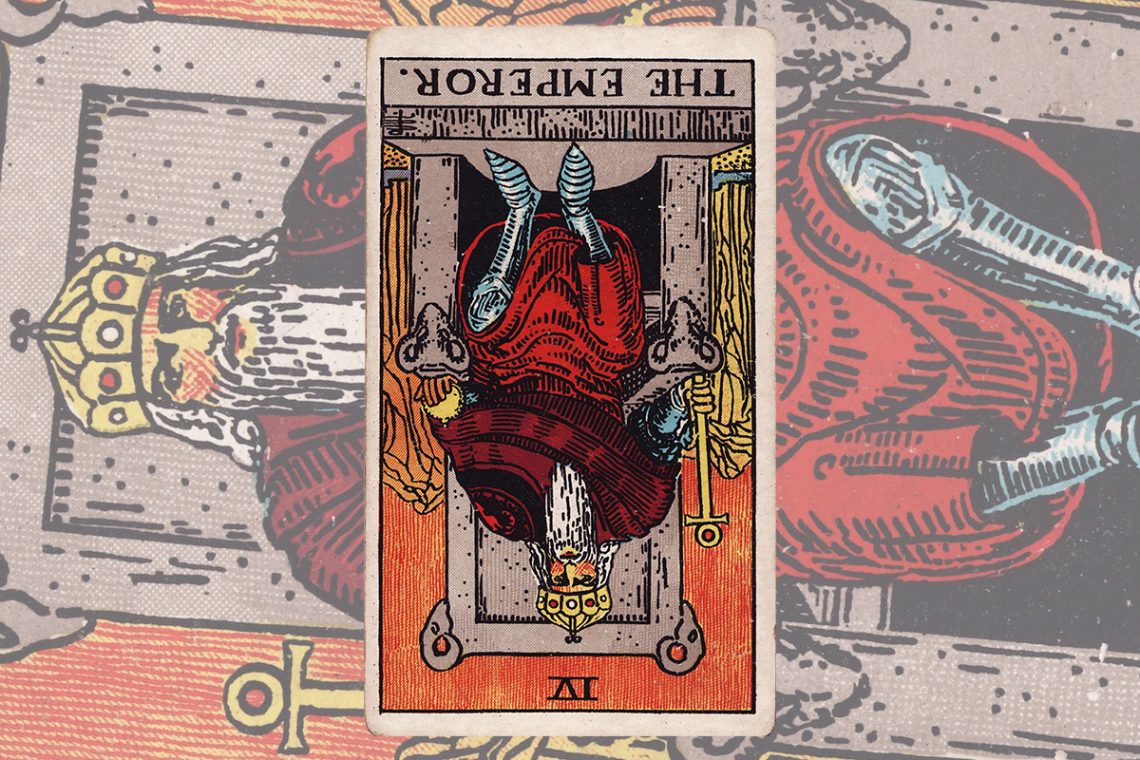 04 The Emperor Reversed Tarot Meaning