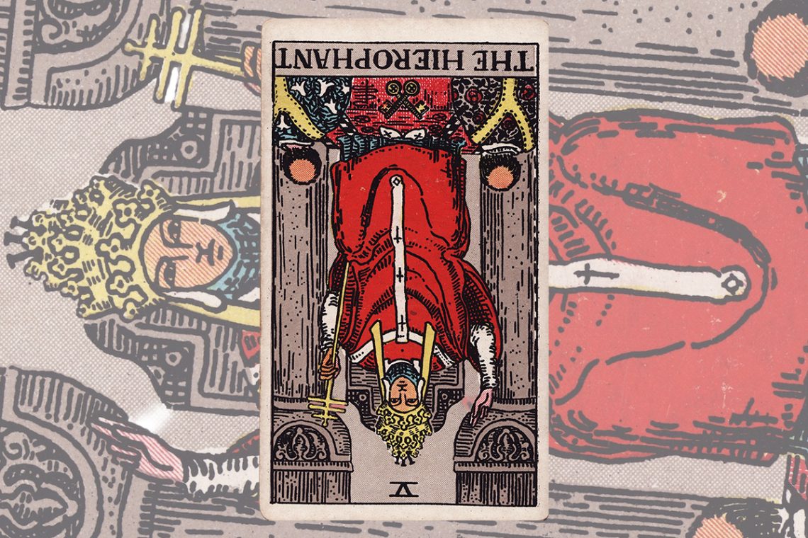 05 The Hierophant Reversed Tarot Meaning