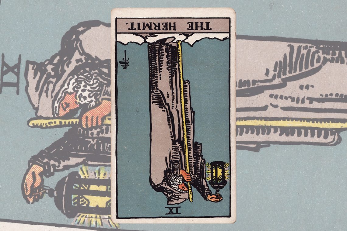 09 The Hermit Reversed Tarot Meaning