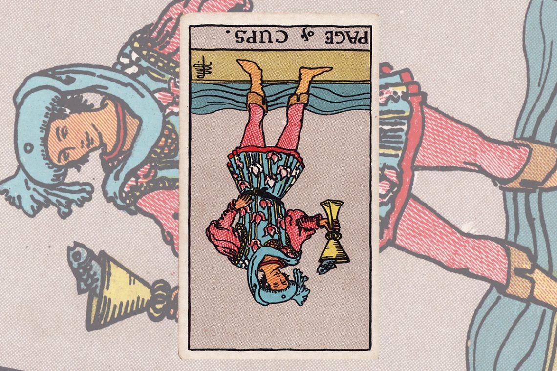 Page of Cups Reversed Tarot Meaning