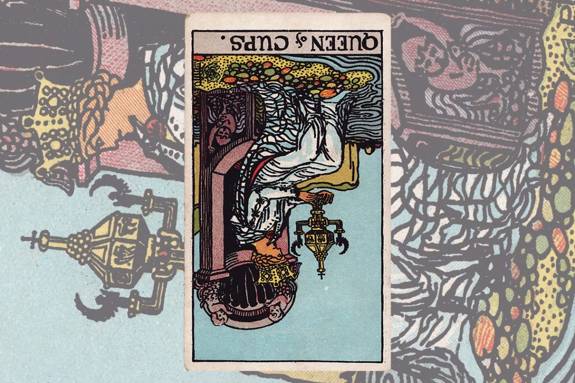 Queen of Cups Reversed Tarot Meaning